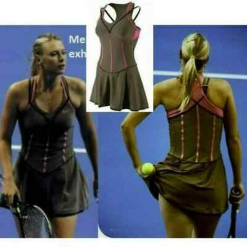 NWT Maria Sharapova Nike Tennis Dress w/ Bra Pleated skirt XS